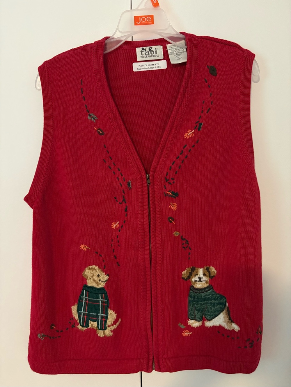 Vintage Tabi International Fall Dog Vest